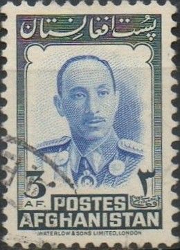 King Mohammed Zahir Shah - Blue and Black