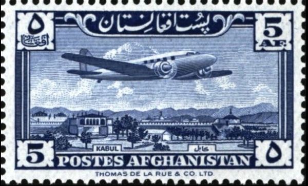 Douglas DC-3 over Kabul - Blue