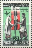 Man and Woman with Flag