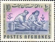 Scouts Planting Trees