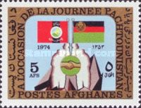 Flags of Pashtunistan and Afghanistan