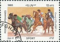 Buzkashi Game, Horse (Equus ferus caballus)