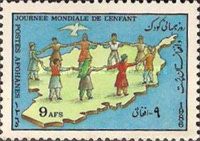 Circle of Children on Map