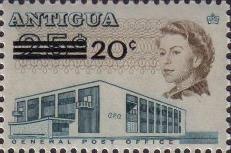 General Post Office - Surcharged