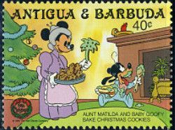 Aunt Matilda and Goofy Baking