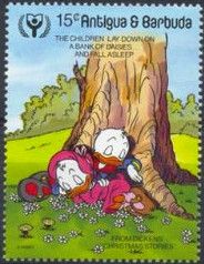 Heuy and Dewey Asleep ("Christmas Stories")