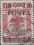 General issue (Austrian stamps handstamped in blue)