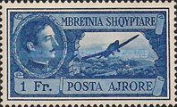 King Zog and Airplane over Tirana