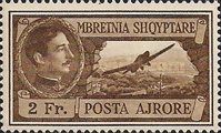 King Zog and Airplane over Tirana