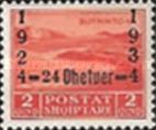 Lake Butrinto overprinted in black