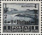 Lake Butrinto overprinted in black