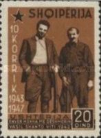 Enver Hoxha and Vasil Shanto