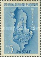Soldier and Map of Albania
