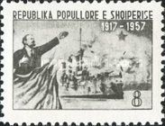 Lenin, Flags and Cruiser "Aurora"