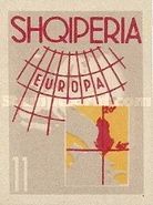 Map of Europe with Albania