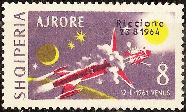 Venus Space Probe, overprinted