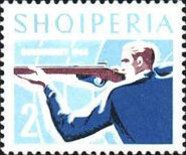 Rifle shooting, standing