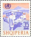 Ambulance and stretcher bearers