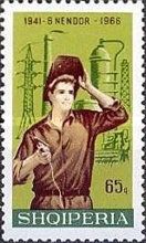 Steel worker and blast furnace