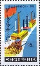 Combine harvester, factories, and pylon