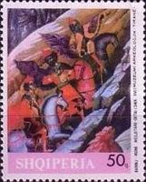 Men on Horseback from 16th century icon