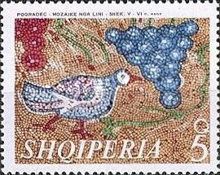 Bird and Grapes Mosaic