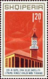 Government Building, Tirana, and Red Star emblem