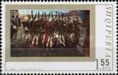 Warriors with Spears and Shields by Skënder Kamberi