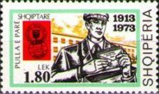 Mailman, 1913 cancel
