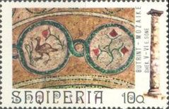 Bird and flower, Mosaic
