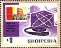 Computer Tape, Atomic Symbol, Tower, Water Power Plant