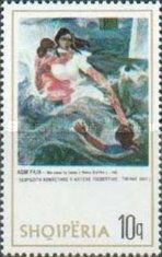 Woman saving Children in Sea by Agim Faja