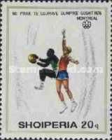 Montreal Olympic Games Emblem and Basketball