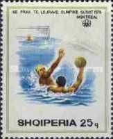 Montreal Olympic Games Emblem and Water Polo