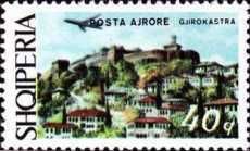 Plane over Gjirokastër