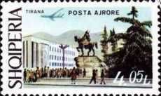 Plane over Tirana