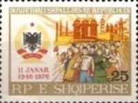 Crowd in Front of Factory, Coat of Arms