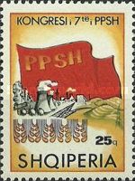 ‭Red Flag and Agricultural Symbols