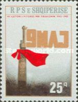 Rifle, red flag, inscribed May 9