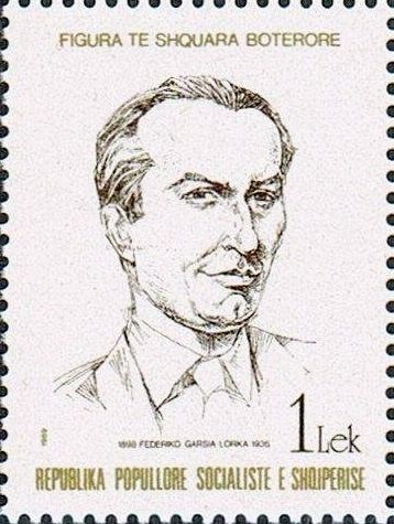 Federico García Lorca (1898-1936), Spanish poet & dramatist