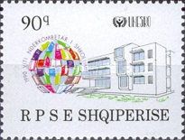 Globe from Books, School Building
