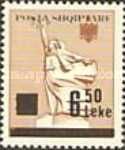 Statue of Mother Albania, Overprinted