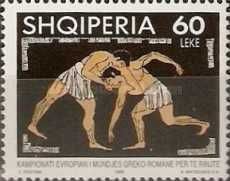 Old Greek wrestlers