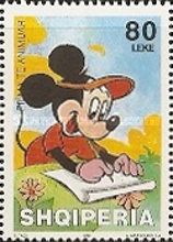 Mickey Mouse writing