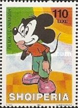 Mickey Mouse holding chin