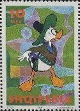 Donald Duck with ten-gallon hat