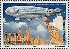 R34 (R33-class airship) over New York (6 July 1919)