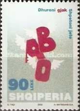 Symbolic Display of Blood Types A, B and 0, wings