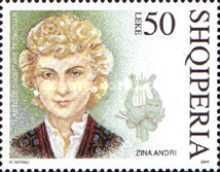 Zina Andri (1924-1980), Albanian ‭actress & theater director