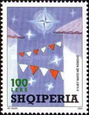‭NATO emblem, pennants and stars